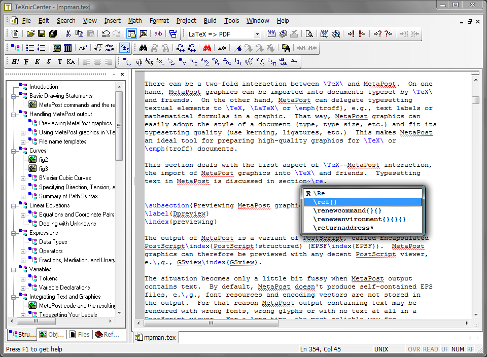 latex editor for windows xp
